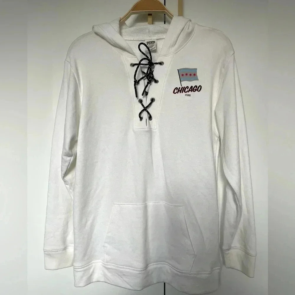 Victorias  Secret PINK Chicago hoodie sequin